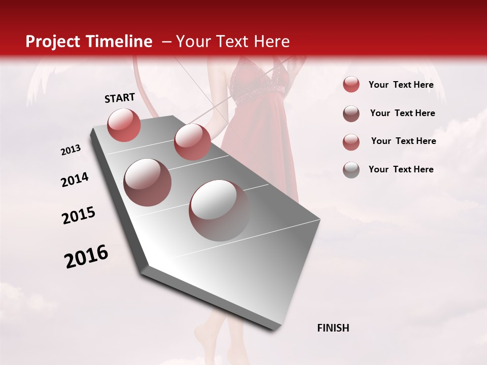 Arrow Eros Romantic PowerPoint Template