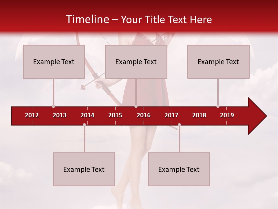 Arrow Eros Romantic PowerPoint Template