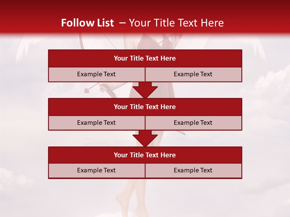Arrow Eros Romantic PowerPoint Template