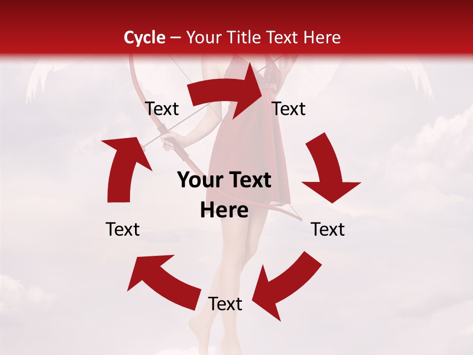 Arrow Eros Romantic PowerPoint Template