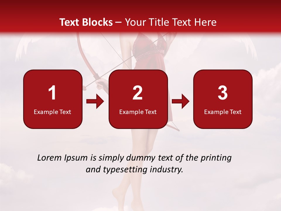 Arrow Eros Romantic PowerPoint Template