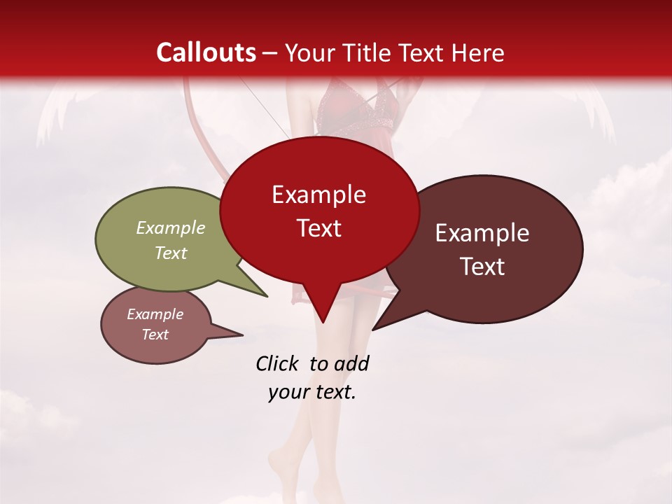 Arrow Eros Romantic PowerPoint Template