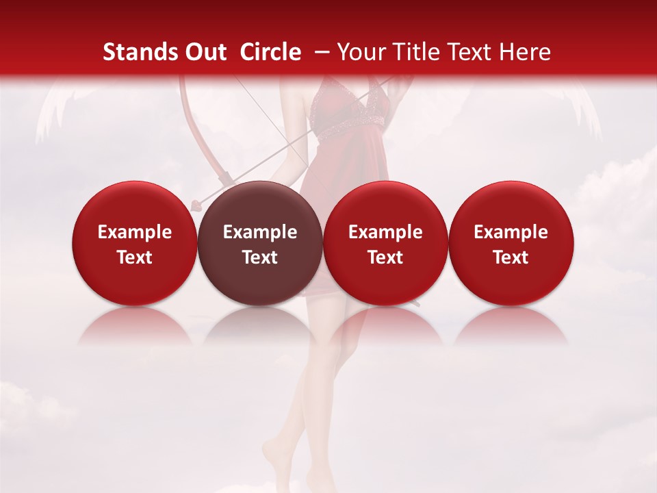 Arrow Eros Romantic PowerPoint Template