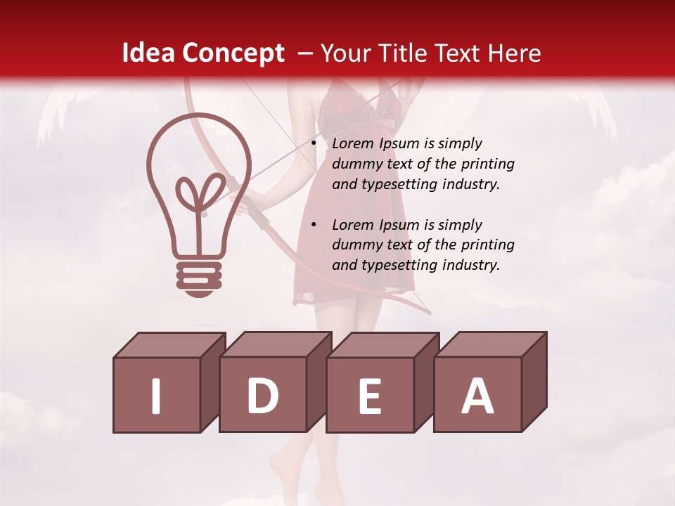 Arrow Eros Romantic PowerPoint Template