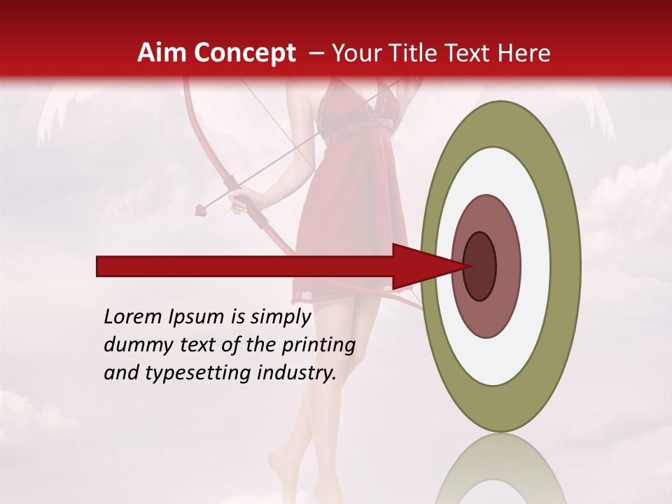 Arrow Eros Romantic PowerPoint Template