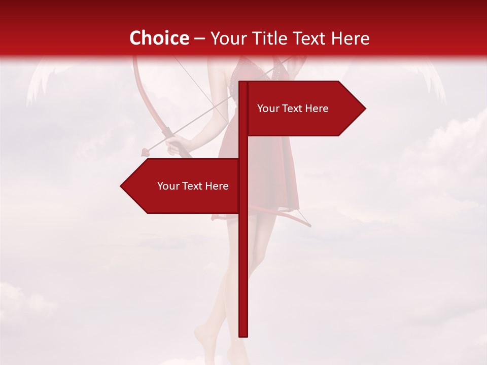 Arrow Eros Romantic PowerPoint Template