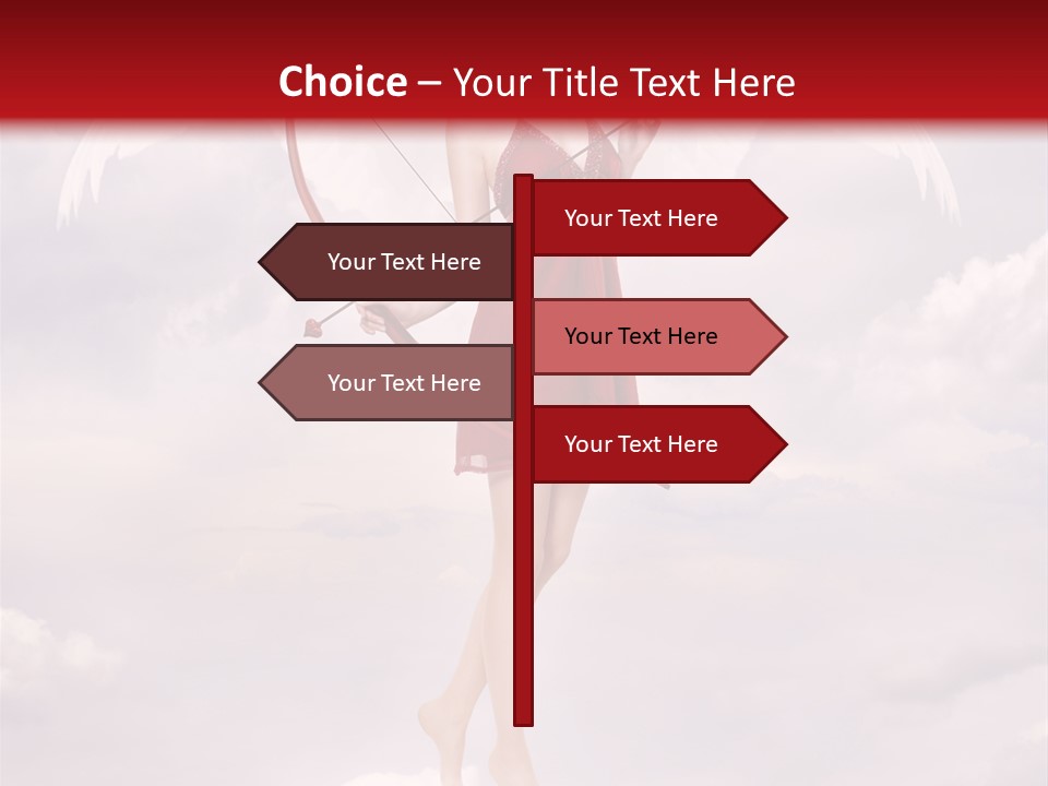 Arrow Eros Romantic PowerPoint Template