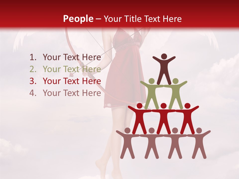 Arrow Eros Romantic PowerPoint Template