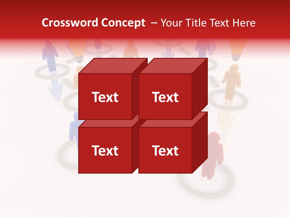 Cloud Group Crowd Ourcing PowerPoint Template