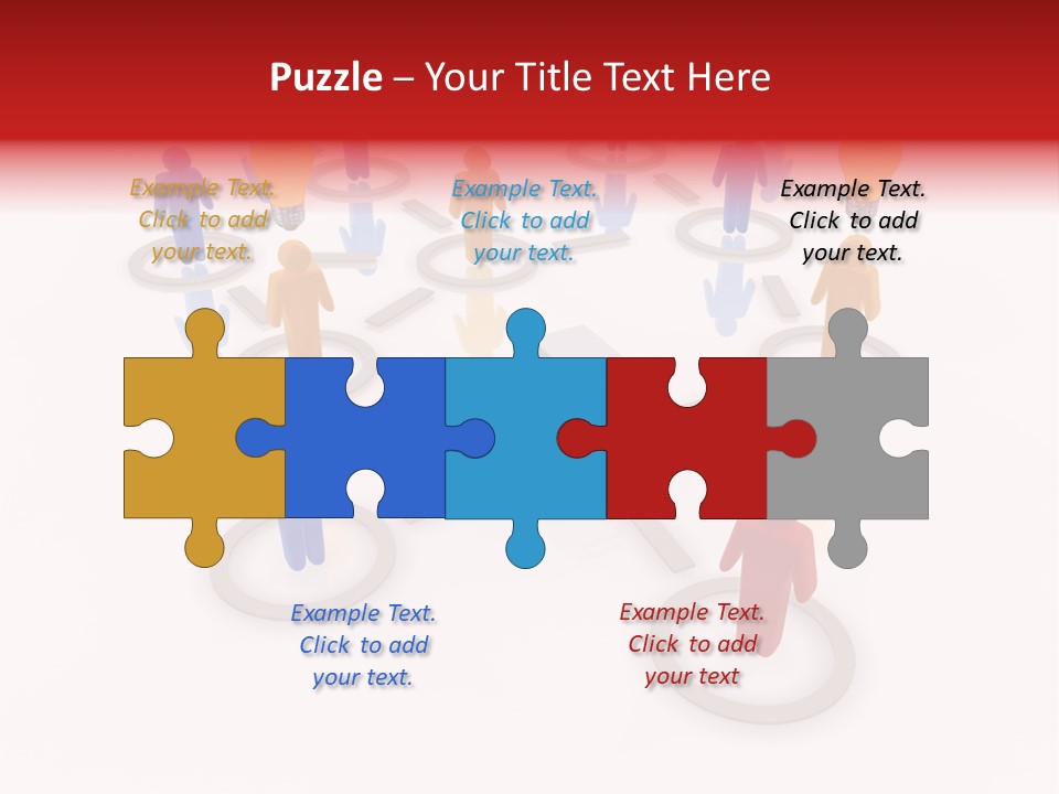 Cloud Group Crowd Ourcing PowerPoint Template