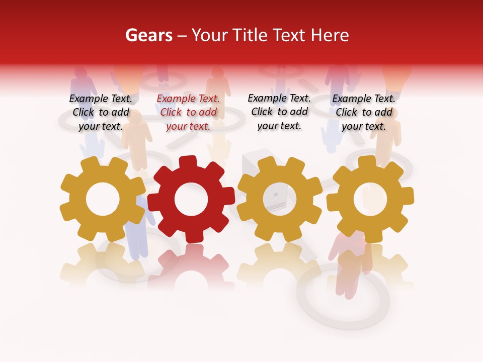 Cloud Group Crowd Ourcing PowerPoint Template