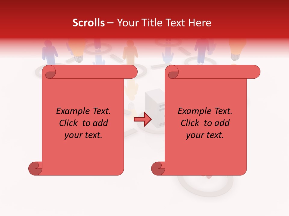 Cloud Group Crowd Ourcing PowerPoint Template