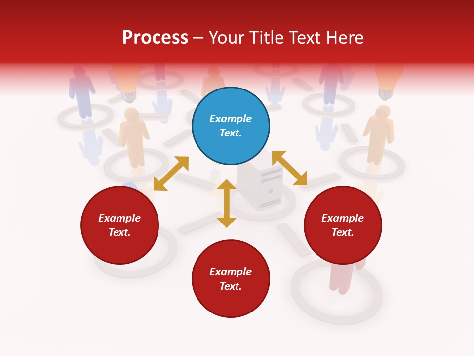 Cloud Group Crowd Ourcing PowerPoint Template
