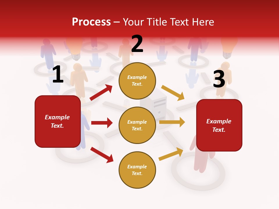 Cloud Group Crowd Ourcing PowerPoint Template