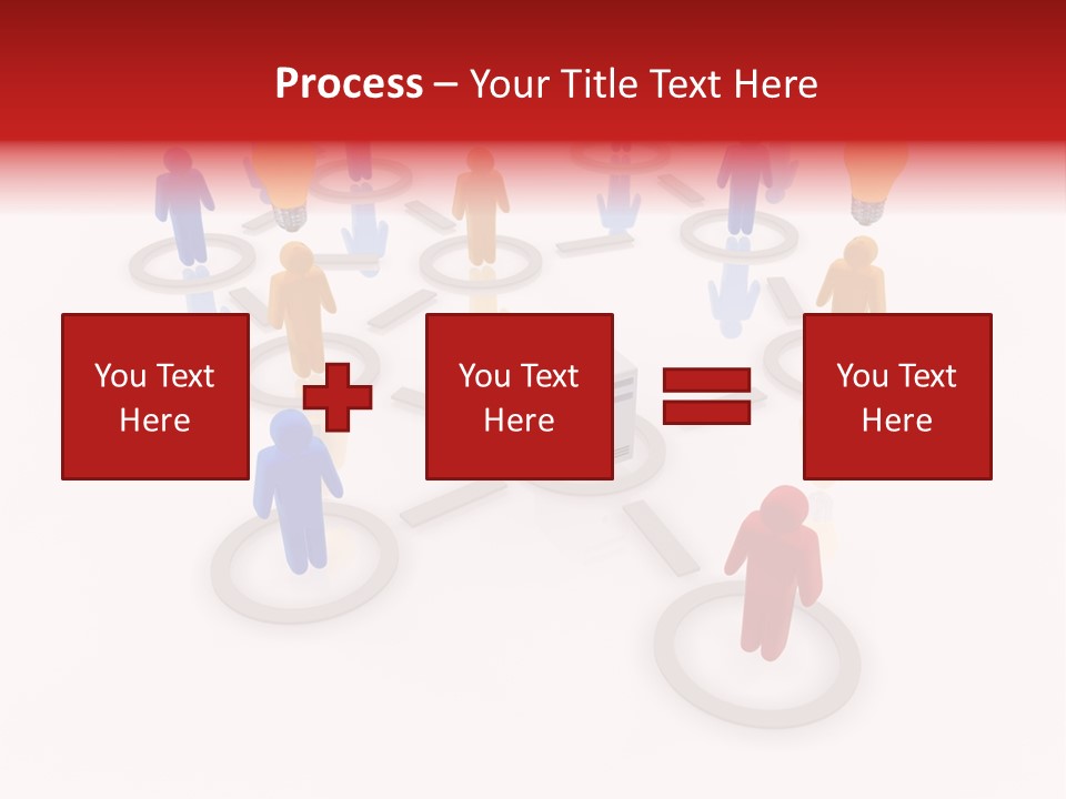 Cloud Group Crowd Ourcing PowerPoint Template