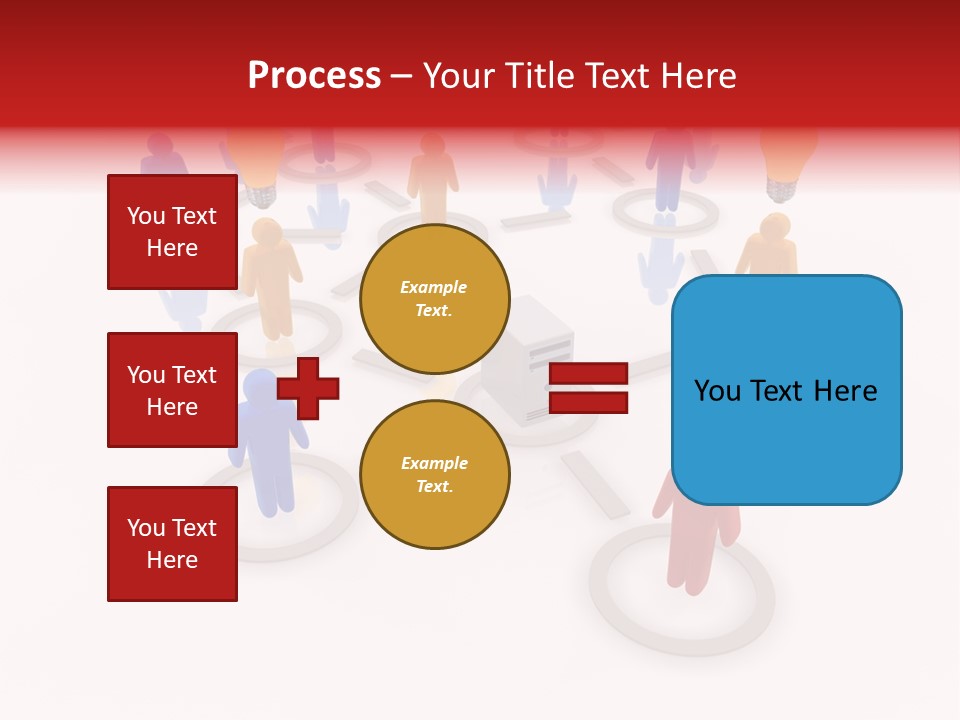 Cloud Group Crowd Ourcing PowerPoint Template