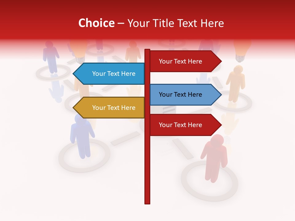 Cloud Group Crowd Ourcing PowerPoint Template