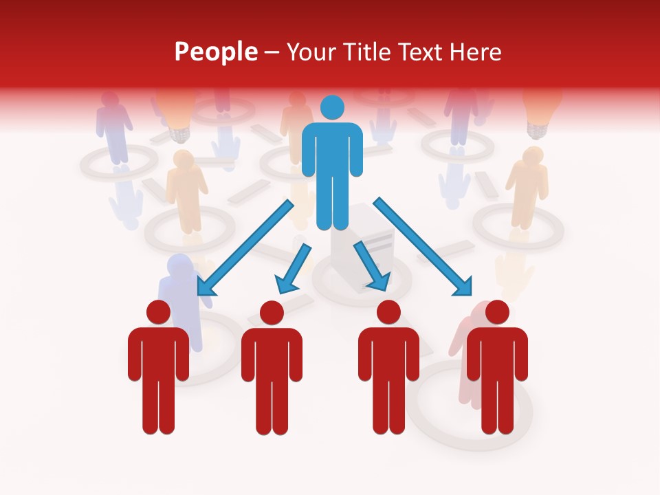 Cloud Group Crowd Ourcing PowerPoint Template