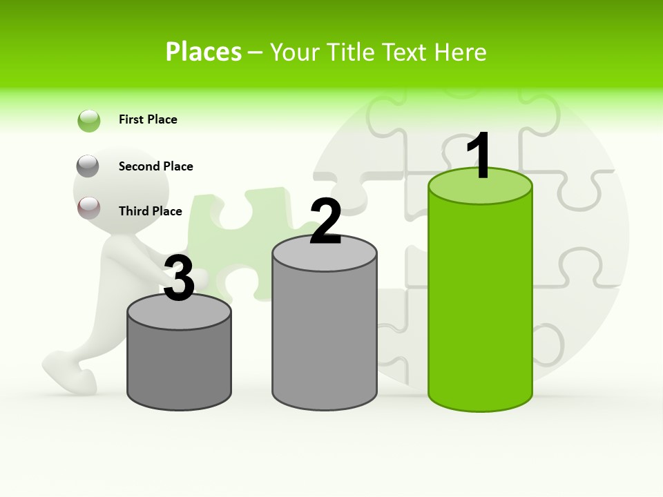 Background Jigsaw Art PowerPoint Template