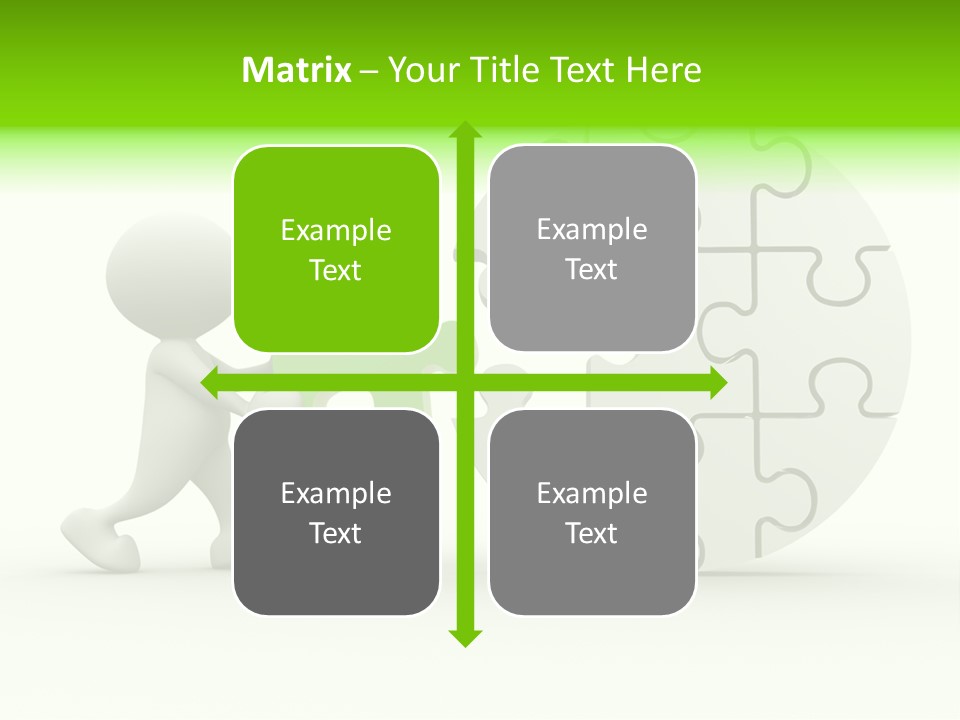 Background Jigsaw Art PowerPoint Template