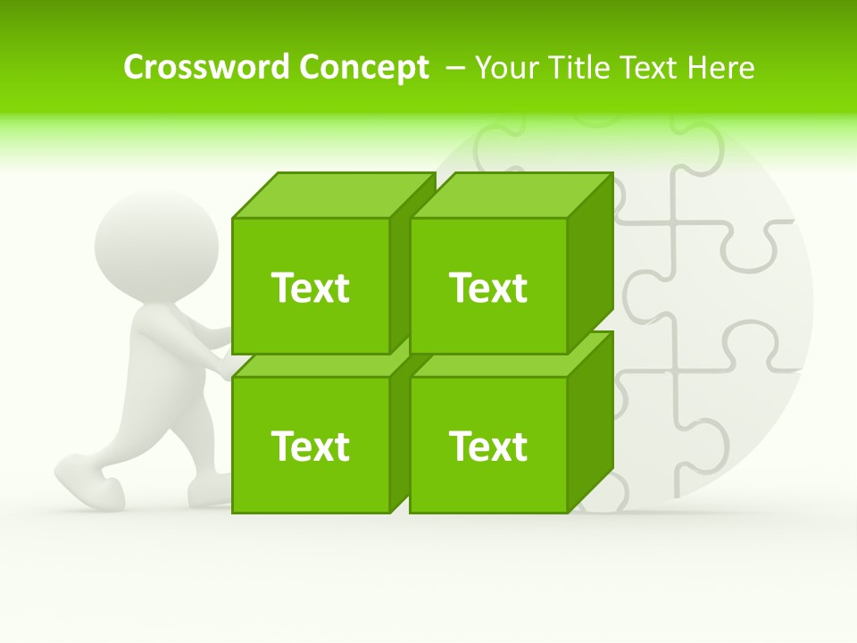 Background Jigsaw Art PowerPoint Template