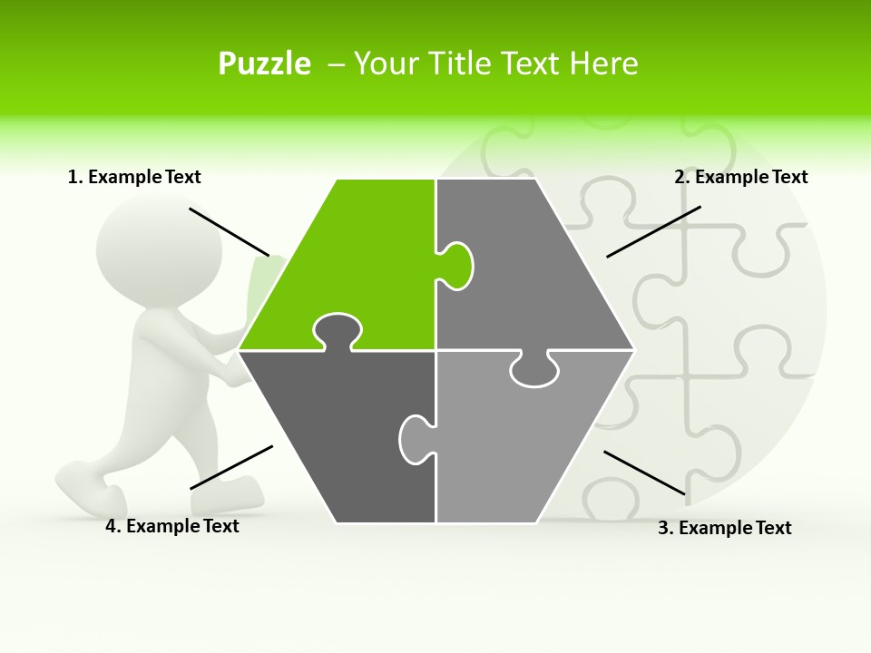 Background Jigsaw Art PowerPoint Template