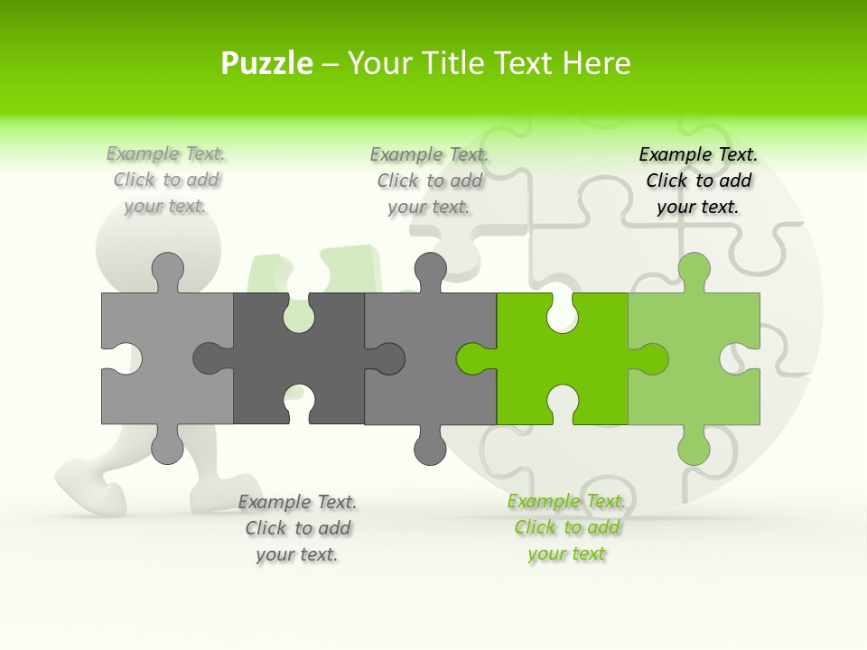 Background Jigsaw Art PowerPoint Template