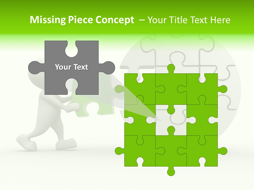 Background Jigsaw Art PowerPoint Template