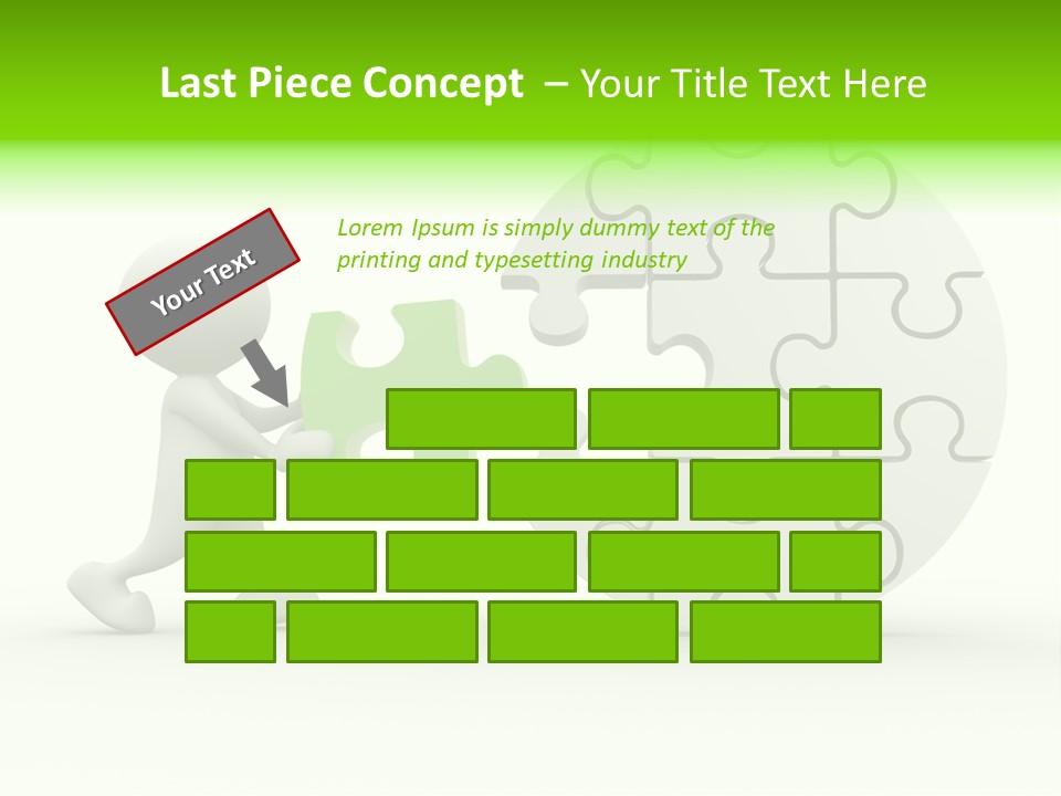 Background Jigsaw Art PowerPoint Template