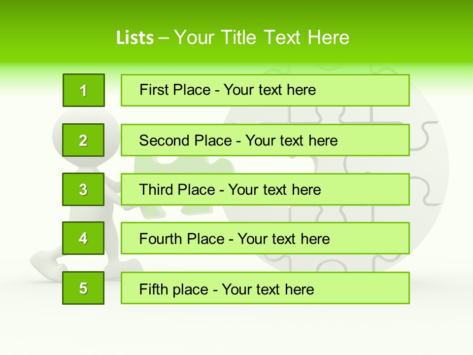 Background Jigsaw Art PowerPoint Template