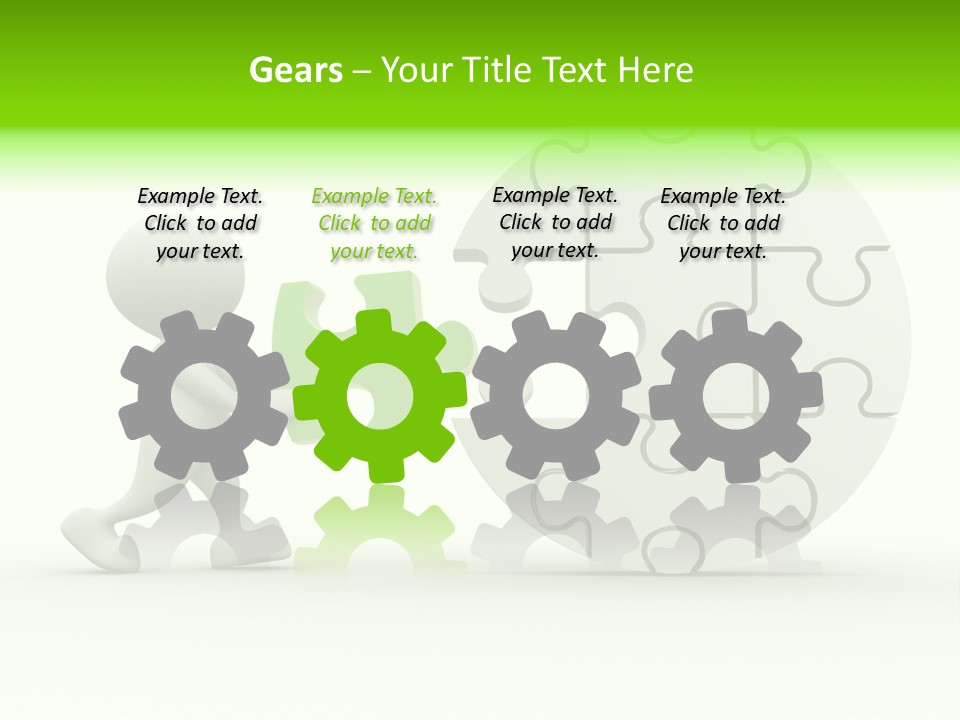 Background Jigsaw Art PowerPoint Template