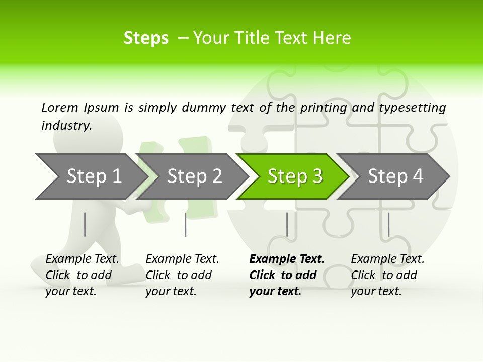 Background Jigsaw Art PowerPoint Template
