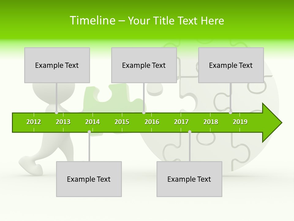 Background Jigsaw Art PowerPoint Template