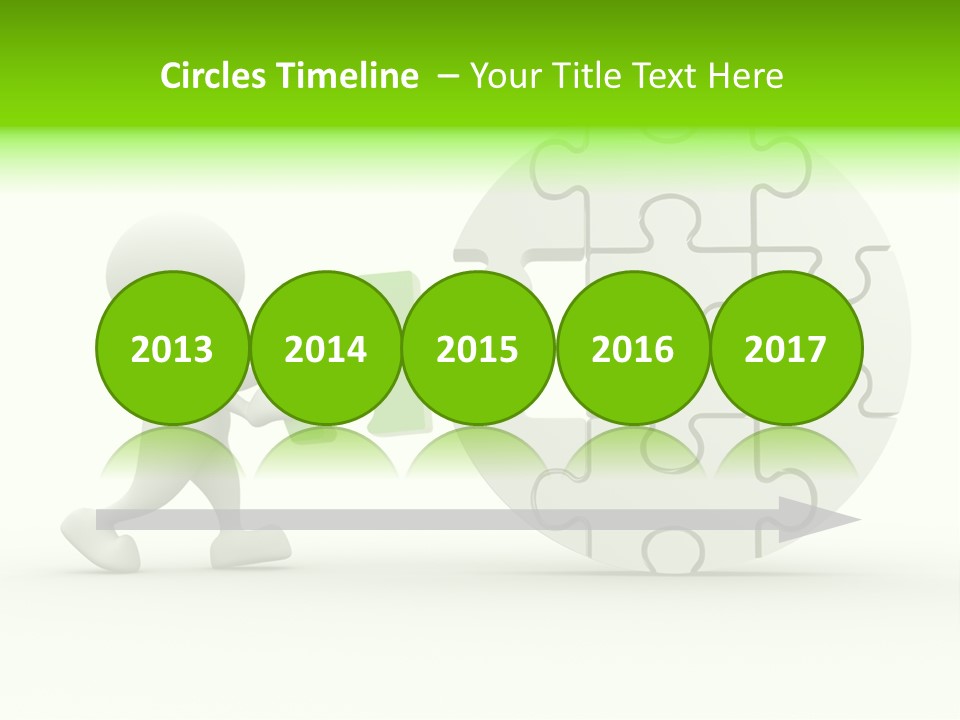 Background Jigsaw Art PowerPoint Template