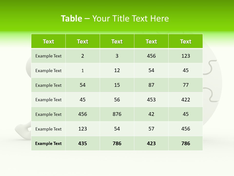Background Jigsaw Art PowerPoint Template