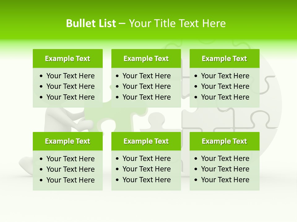 Background Jigsaw Art PowerPoint Template