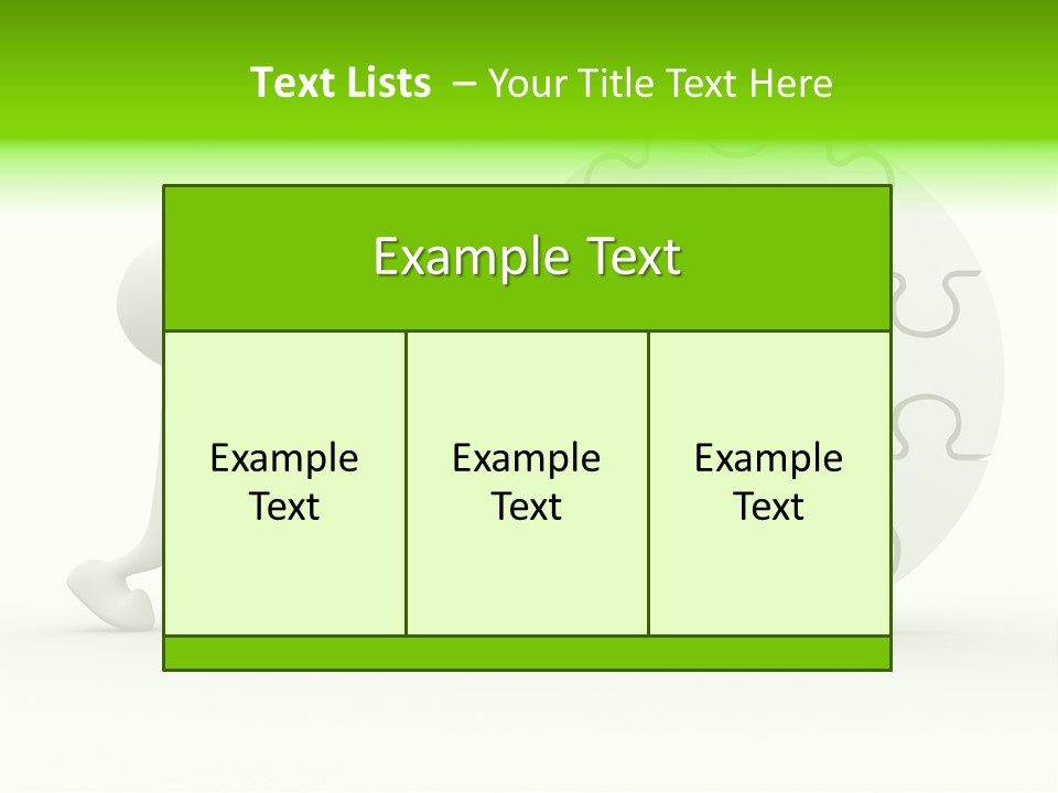 Background Jigsaw Art PowerPoint Template