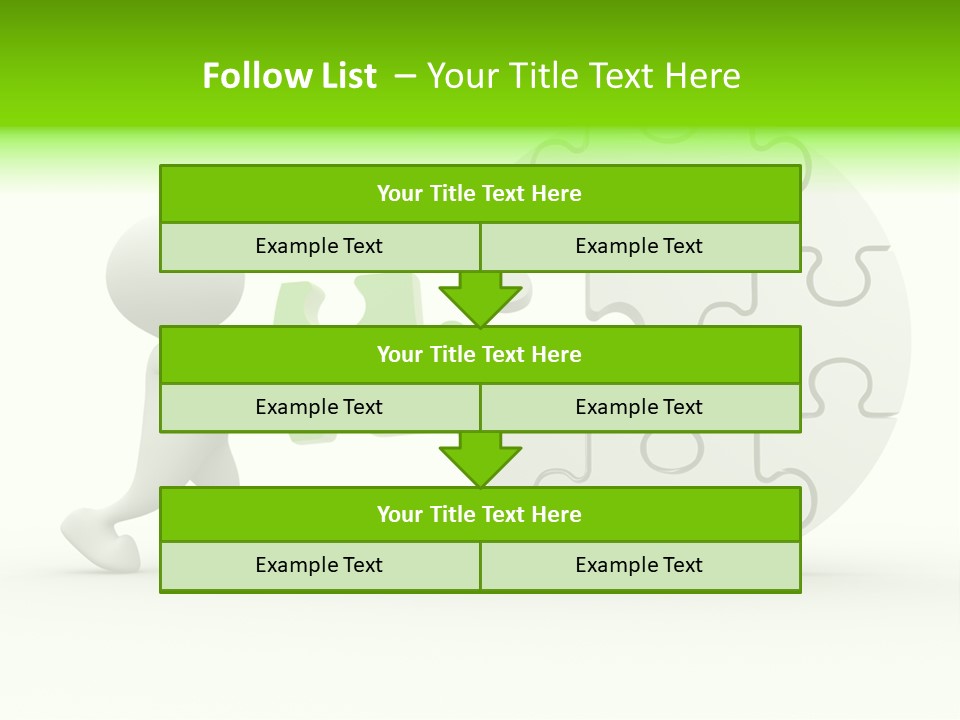 Background Jigsaw Art PowerPoint Template
