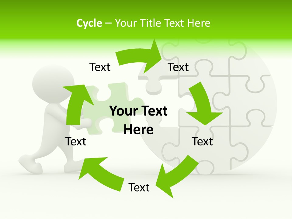 Background Jigsaw Art PowerPoint Template