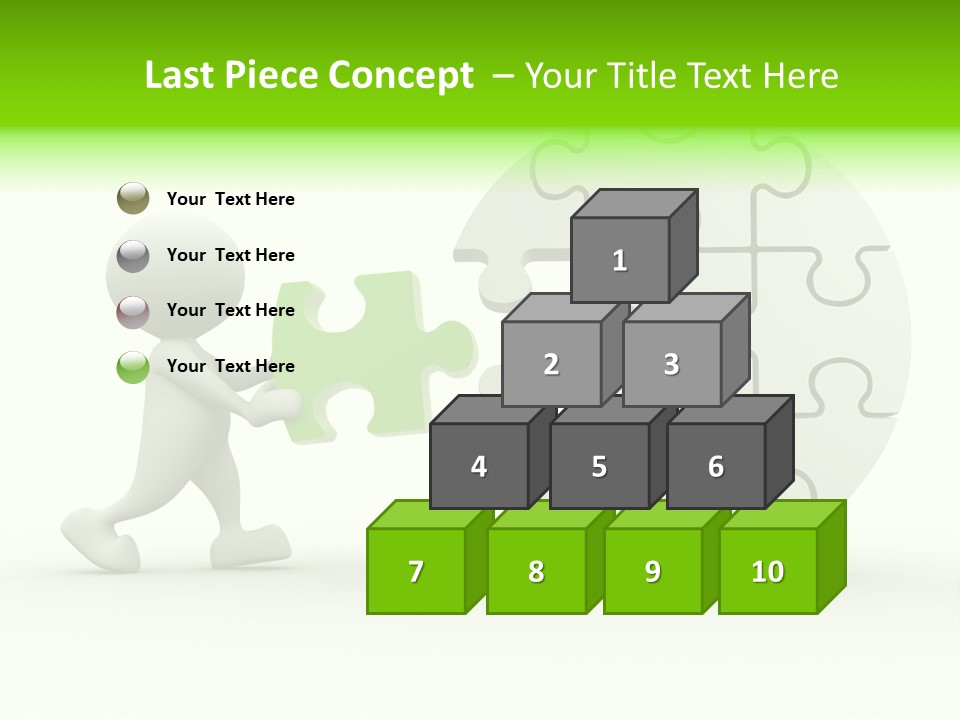 Background Jigsaw Art PowerPoint Template