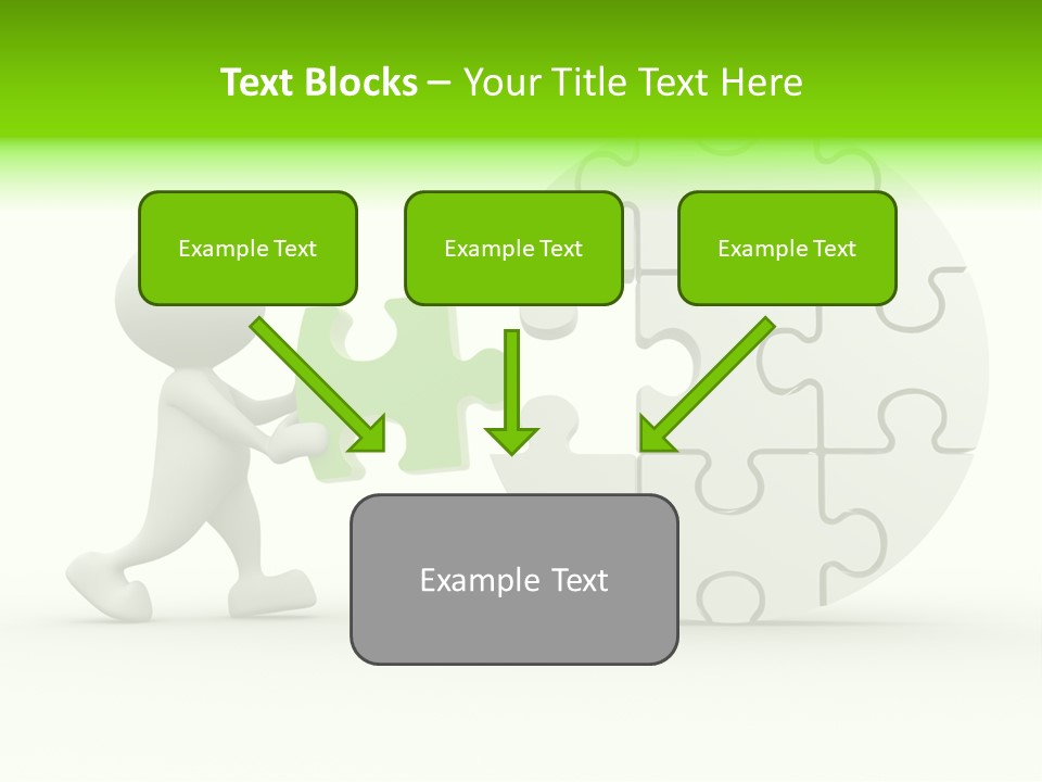 Background Jigsaw Art PowerPoint Template