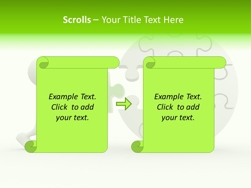 Background Jigsaw Art PowerPoint Template