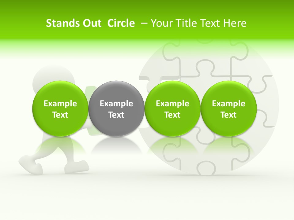 Background Jigsaw Art PowerPoint Template