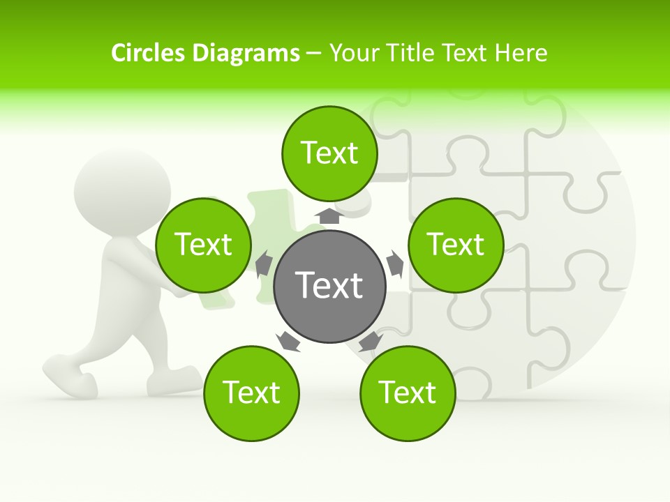 Background Jigsaw Art PowerPoint Template