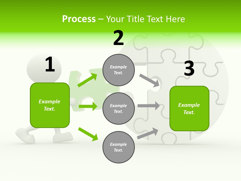 Background Jigsaw Art PowerPoint Template