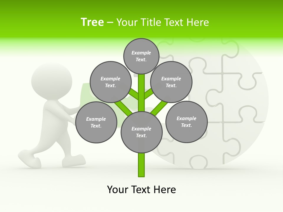 Background Jigsaw Art PowerPoint Template