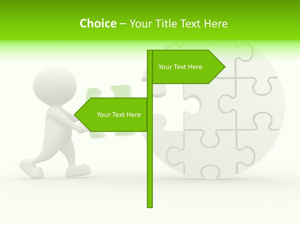 Background Jigsaw Art PowerPoint Template