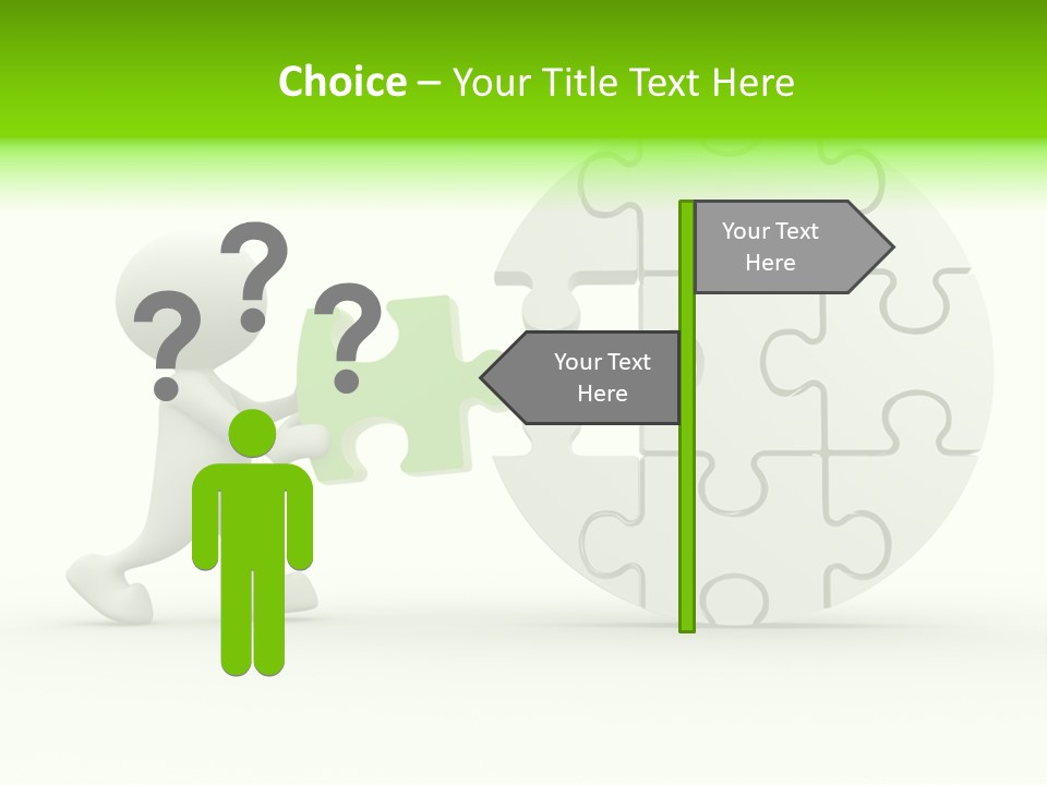 Background Jigsaw Art PowerPoint Template