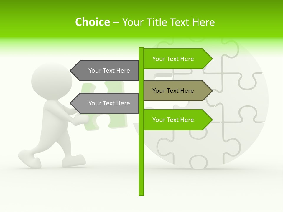 Background Jigsaw Art PowerPoint Template