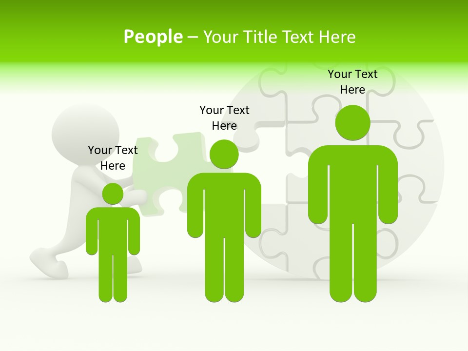 Background Jigsaw Art PowerPoint Template